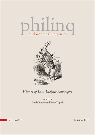 					View Vol. 6 No. 1 (2018): History of Late Analytic Philosophy
				